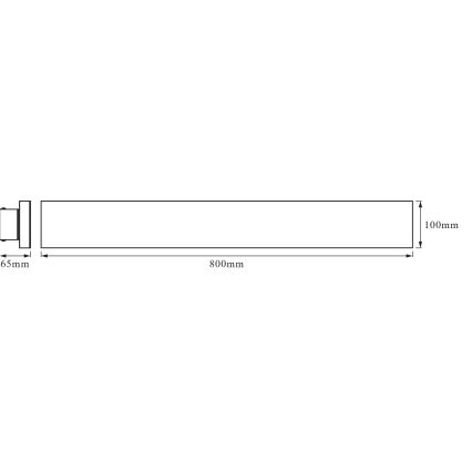 Osram - SMART+ PLANON dimmbare LED-Deckenleuchte/27W/230V 80x10 cm 3000-6500K Wi-Fi
