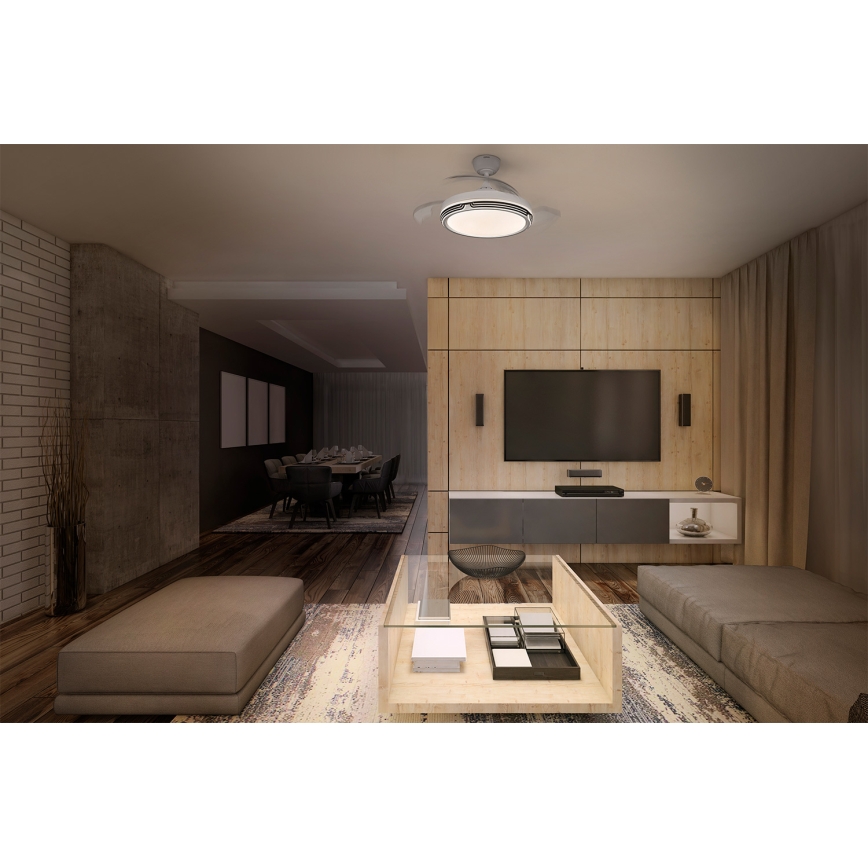 Osram - Dimmbare LED-Deckenleuchte mit Ventilator LEVECHE LED/36W/230V 3000/4000/6500K + Fernbedienung