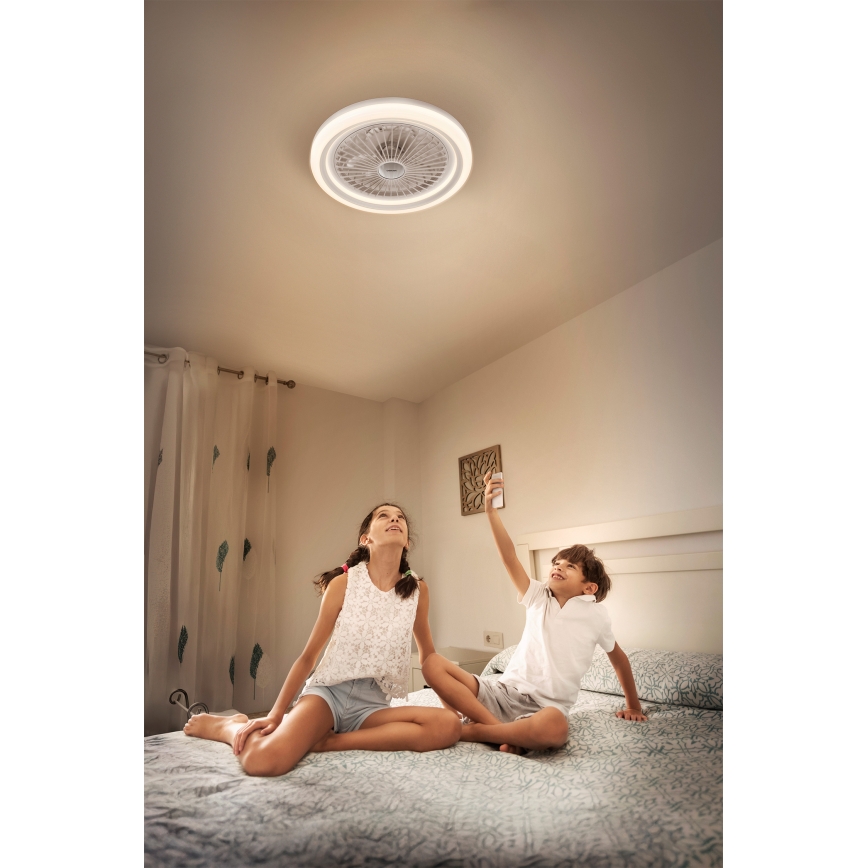 Osram - SOLANO LED dimmbare Deckenleuchte mit Ventilator LED/26W/230V 3000/4000/6500K + Fernbedienung