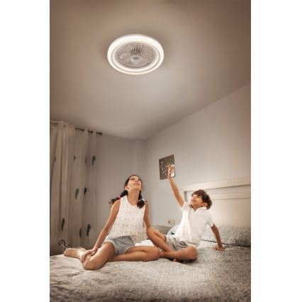 Osram - SOLANO LED dimmbare Deckenleuchte mit Ventilator LED/26W/230V 3000/4000/6500K + Fernbedienung
