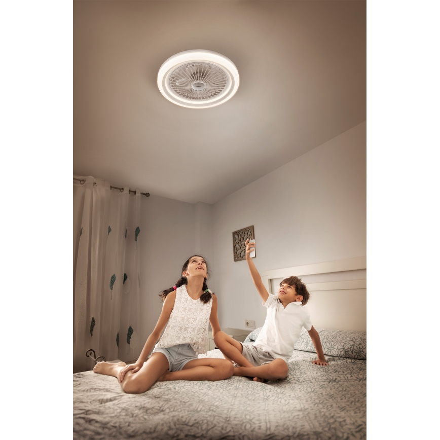 Osram - SOLANO LED dimmbare Deckenleuchte mit Ventilator LED/26W/230V 3000/4000/6500K + Fernbedienung