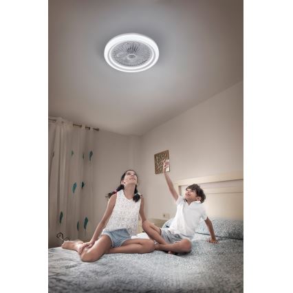 Osram - SOLANO LED dimmbare Deckenleuchte mit Ventilator LED/26W/230V 3000/4000/6500K + Fernbedienung