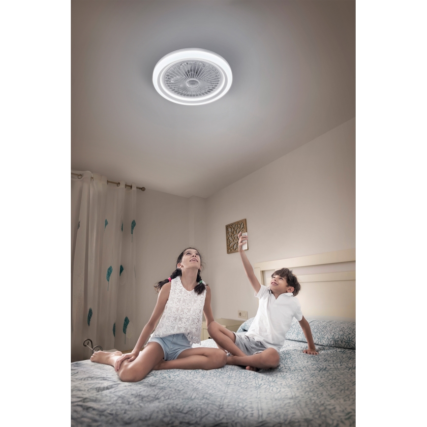 Osram - SOLANO LED dimmbare Deckenleuchte mit Ventilator LED/26W/230V 3000/4000/6500K + Fernbedienung