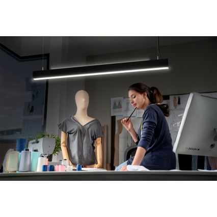 Osram - LED-dimmbare Pendelleuchte an Kabel OFFICE LINE LED/42W/230V 4000K 112,6 cm schwarz