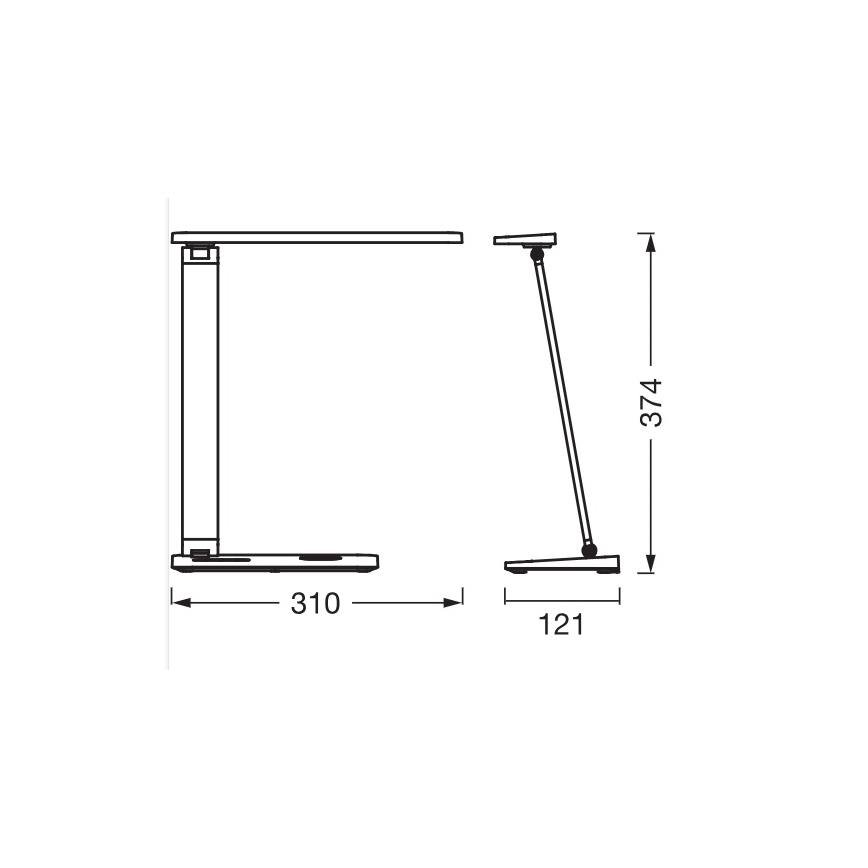 Osram - Dimmbare LED-Schreibtischlampe OFFICE LINE LED/17W/230V 3000/4000/6500K weiß