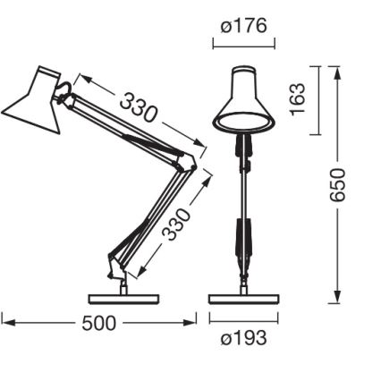 Osram - dimmbare LED-Schreibtischlampe OFFICE LINE LED/9W/230V 3000K schwarz