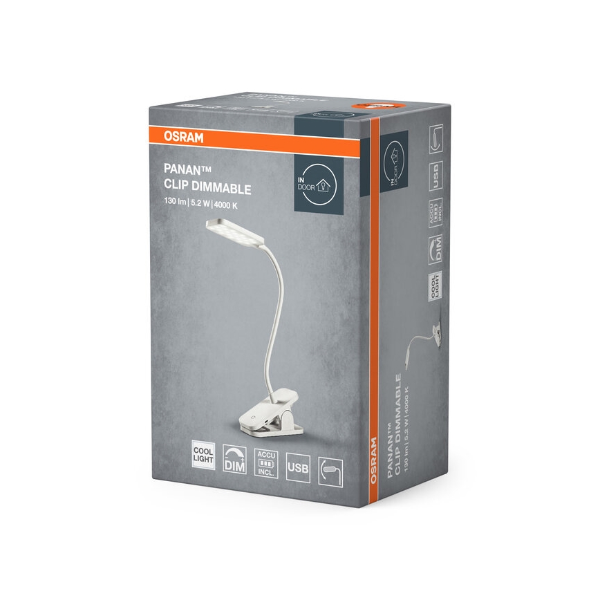 Osram - dimmbare LED-Tischlampe mit Touch PANAN LED/5,2W/5V 1200 mAh