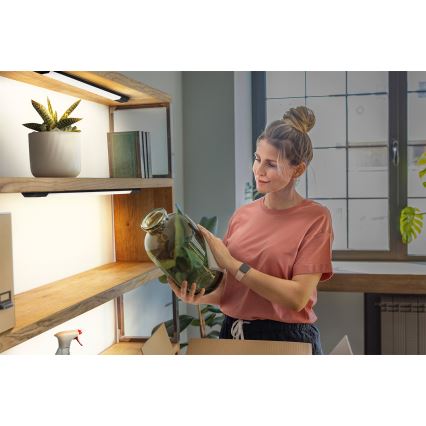 Osram - Dimmbare LED-Unterbauleuchte mit Bewegungsmelder LINEAR EDGE LED/8W/230V 3000/4000/6500K 50 cm schwarz