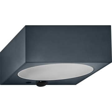 Osram - Dimmbare Solar-LED-Wandleuchte mit Sensor ENDURA STYLE LED/10,7W/4,2V 2000 mAh IP65 Anthrazit