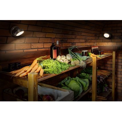 Osram - Dimmbare, wiederaufladbare Touch-Wandleuchte NIGHTLUX LED/1,8W/5V schwarz