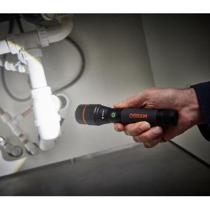 Osram - Dimmbare, wiederaufladbare LED-Taschenlampe LEDINSPECT PRO TORCH 500 LED/6W/3,7V 2200 mAh IP44