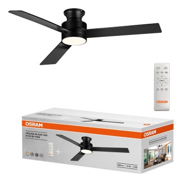 Osram - dimmbarer LED-Deckenventilator BLADE LED/18W/230V 3000/4000/6000K + Fernbedienung