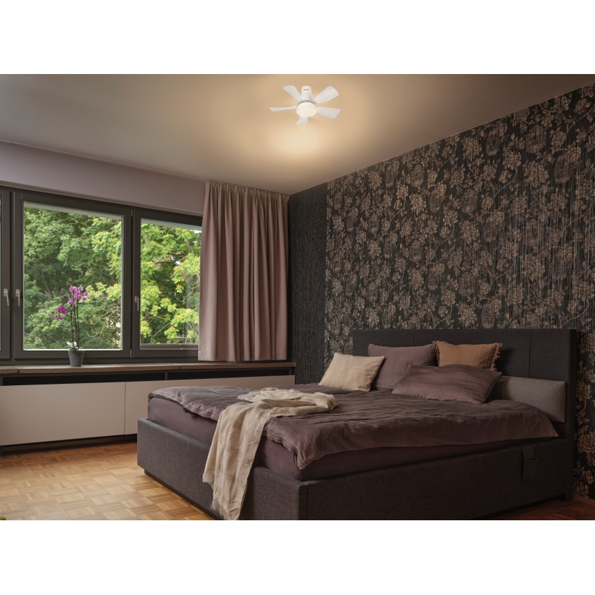 Osram - Dimmbarer LED-Deckenventilator LESTE LED/15W/230V 3000/4000/6500K + Fernbedienung