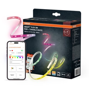 Osram - dimmbarer LED RGBW-Außenstreifen SMART+ FLEX 5m LED/14,5W/230V 2700-6500K IP44 Wi-Fi
