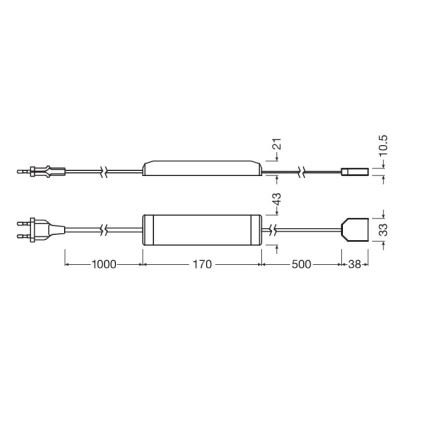 Osram - Dimmbares LED-Band FLEX ACOUSTIC 2,6m LED/29W/230V + Fernbedienung