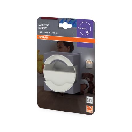 Osram - Dimmbares LED-Nachtlicht LUNETTA LED/0,65W/230V