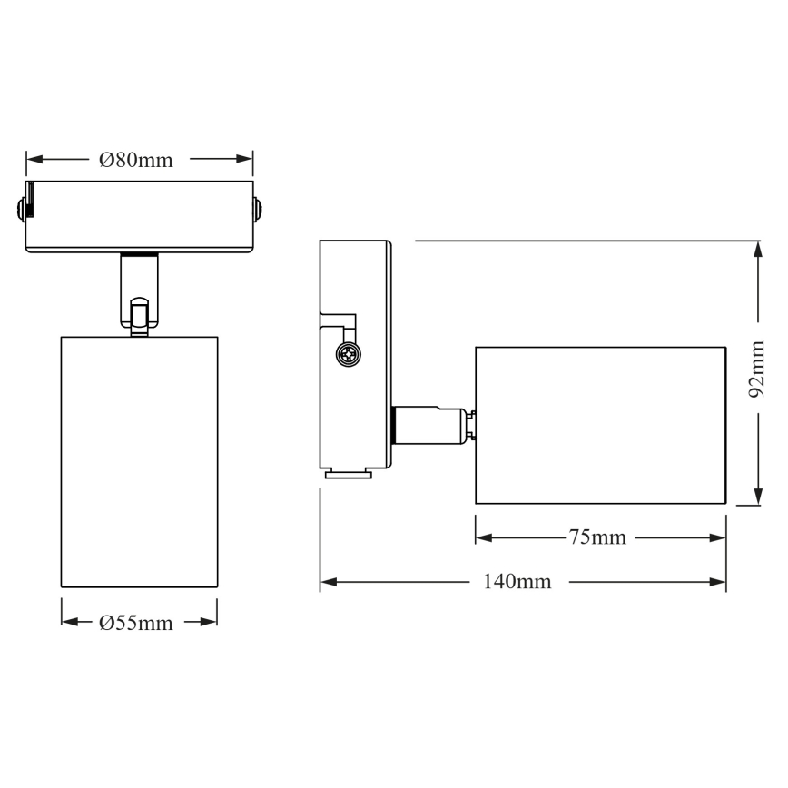 Osram - Einbaustrahler ELEMENTAL 1xGU10/6W/230V