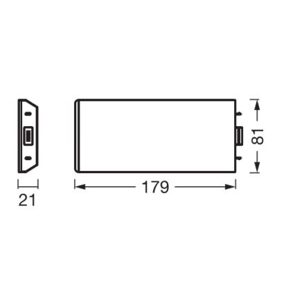 Osram - Erweiterungsset für LED-Unterbauleuchte UNDERCABINET LED/3,85W/36V 3000K 8,1x17,9 cm weiß