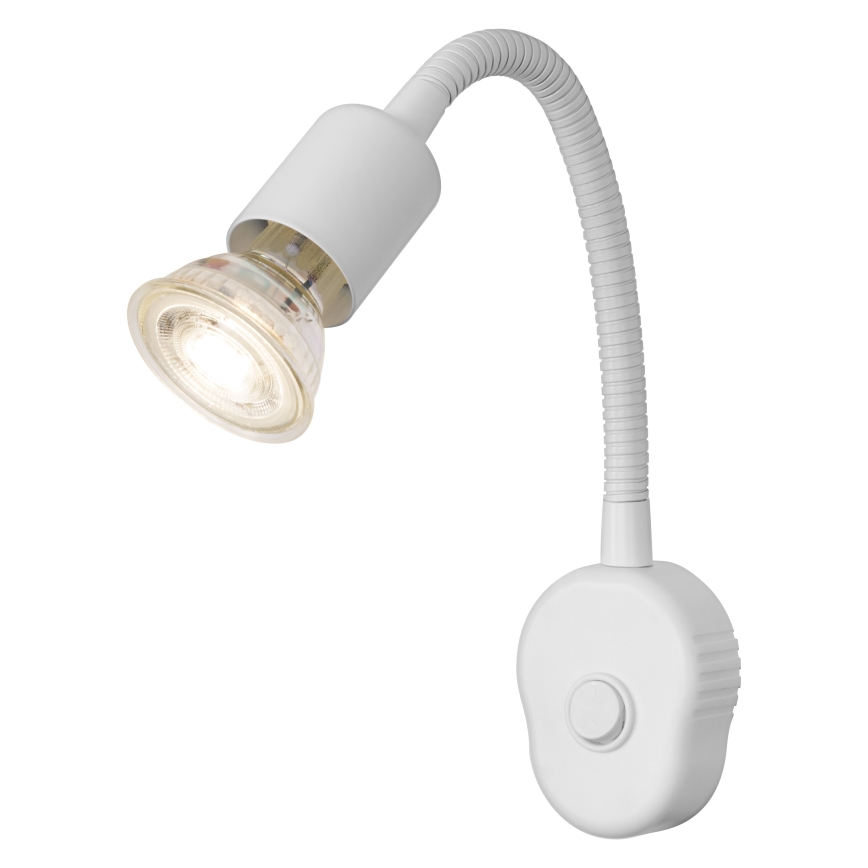 Osram - Flexible Wandleuchte PLUG TUBE FLEX 1xGU10/5W/230V weiß