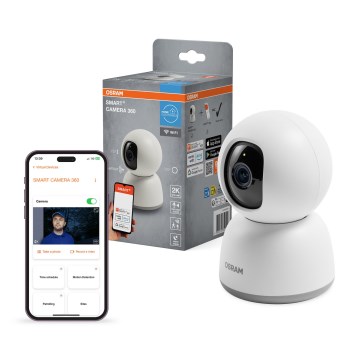 Osram - Intelligente 360°-Innenkamera mit 2K-Sensor SMART+ 230V Wi-Fi