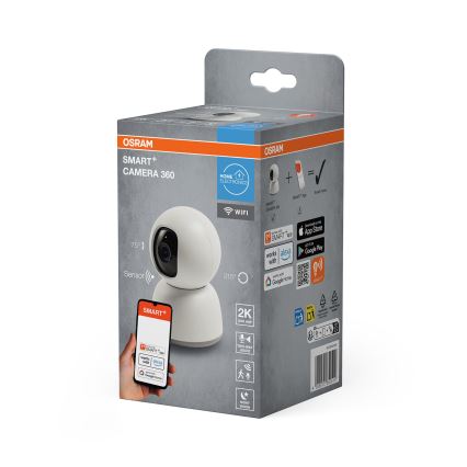 Osram - Intelligente 360°-Innenkamera mit 2K-Sensor SMART+ 230V Wi-Fi