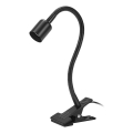 Osram - Lampe mit Clip CLIP TUBE FLEX 1xGU10/5W/230V schwarz