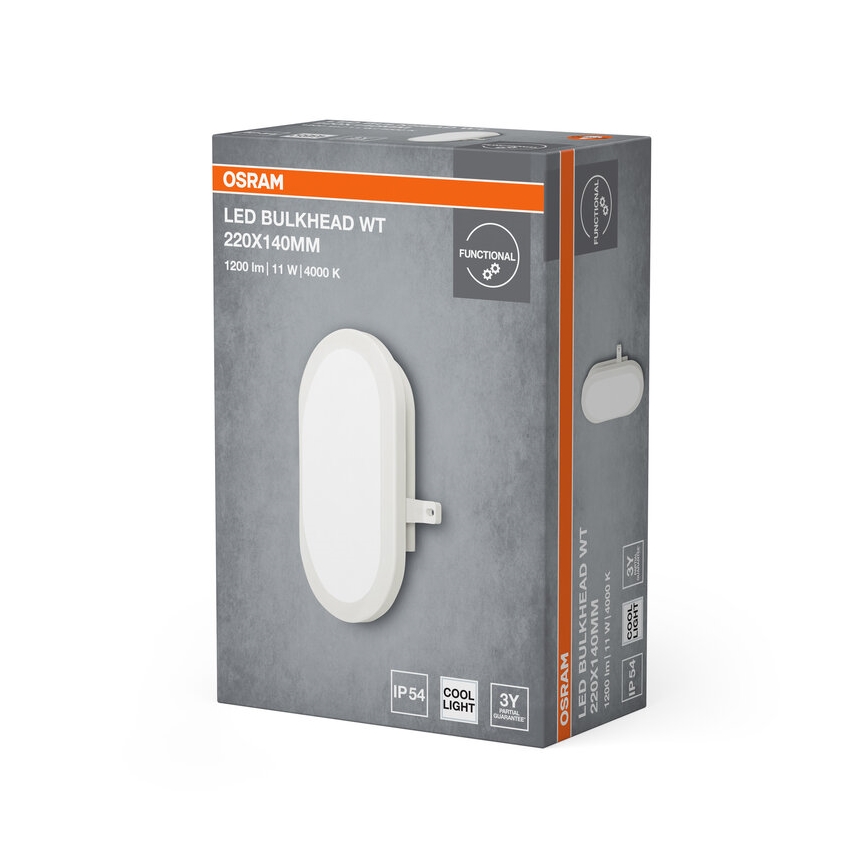 Osram - LED-Außen-Wandleuchte BULKHEAD LED/11W/230V IP54 weiß