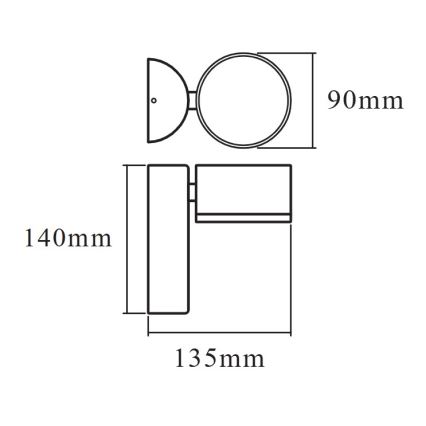 Osram - LED Außenwandleuchte ENDURA STYLE LED/8W/230V IP44