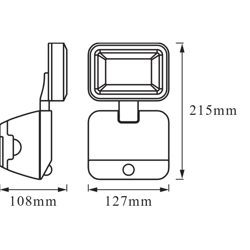 Osram - LED-Außenwandleuchte mit Sensor BATTERY LED/4W/4xD IP54