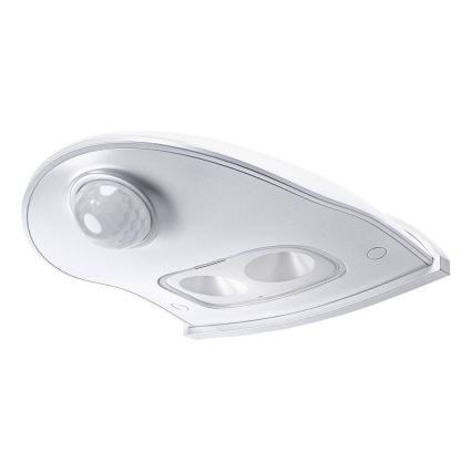 Osram - LED-Außenwandleuchte mit Sensor DOORLED LED/0,5W/3xAA IP54 weiß