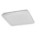Osram - LED-Baddeckenleuchte ORBIS DISC LED/22W/230V 3000/4000K 30x30 cm IP44 Edelstahl