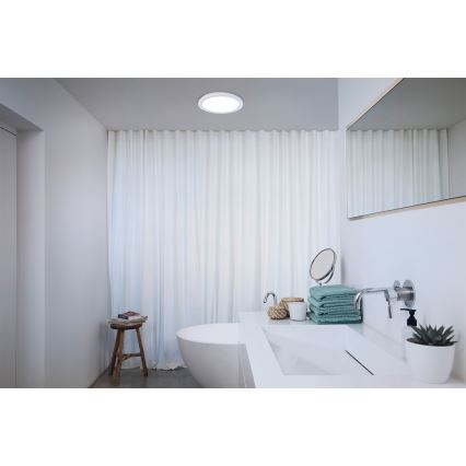 Osram - LED-Badezimmer-Deckenleuchte ORBIS DISC LED/22W/230V 3000/4000K Ø 30 cm IP44 weiß