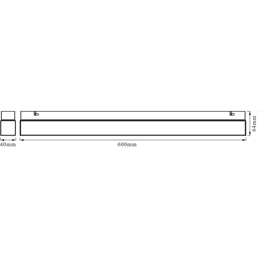 Osram - LED-Spiegelleuchte SQUARE LED/14W/230V IP44 3000/4000K CRI 90