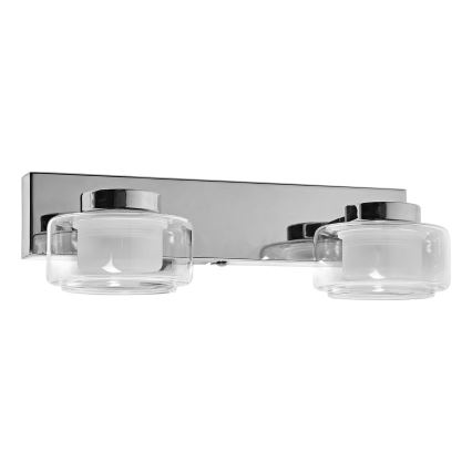 Osram - LED-Badezimmer-Wandleuchte ORBIS FLAME 2xLED/5,5W/230V 3000/4000K IP44 polierter Chrom