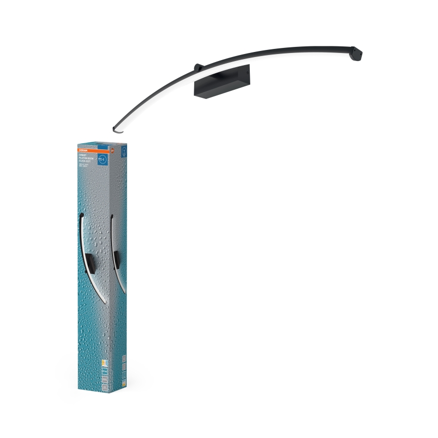 Osram - LED-Beleuchtung für Badezimmerspiegel PLUTON LED/15W/230V 3000/4000K 80 cm IP44 schwarz