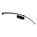 Osram - LED-Beleuchtung für Badezimmerspiegel PLUTON LED/15W/230V 3000/4000K 80 cm IP44 schwarz