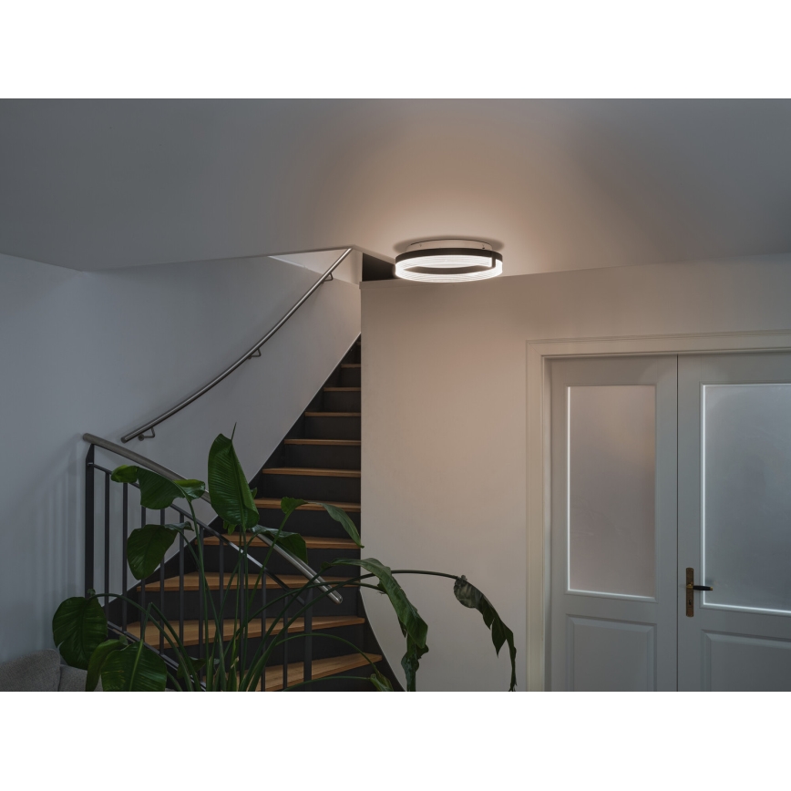 Osram - LED-Deckenleuchte DECOR CIRCLE LED/25W/230V 3000/4000/6500K Ø 40 cm schwarz/weiß