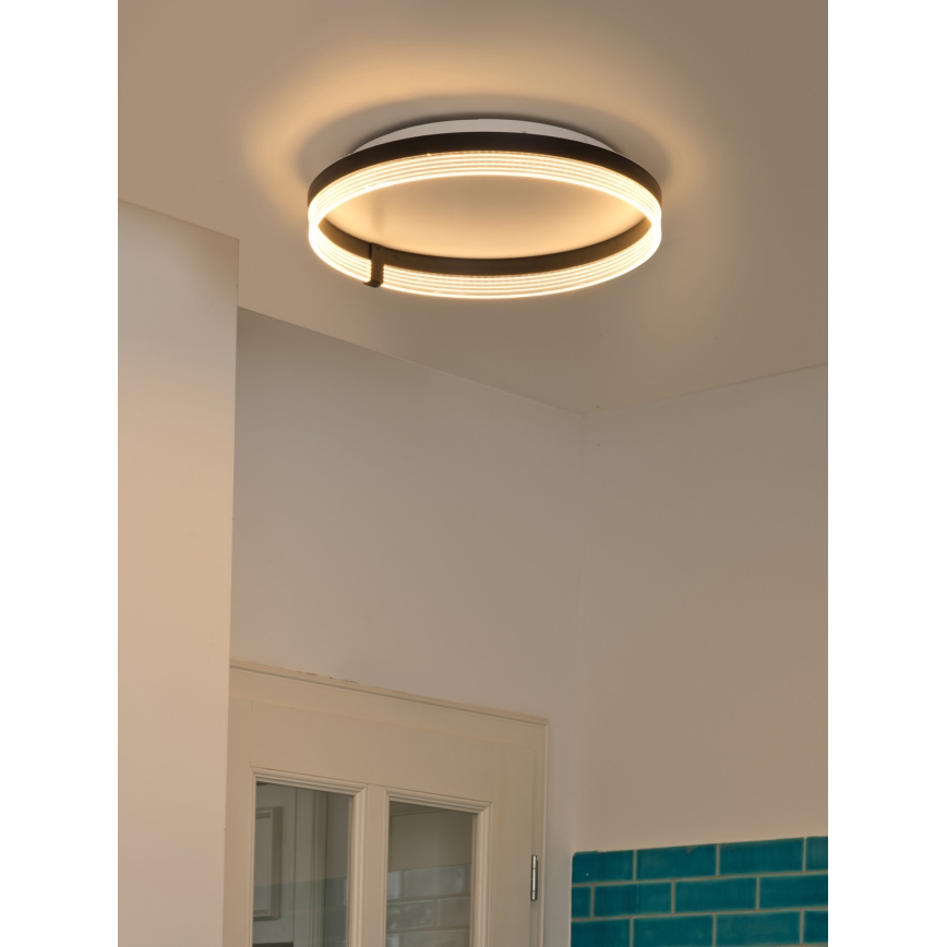 Osram - LED-Deckenleuchte DECOR CIRCLE LED/32W/230V 3000/4000/6500K Ø 50 cm schwarz/weiß