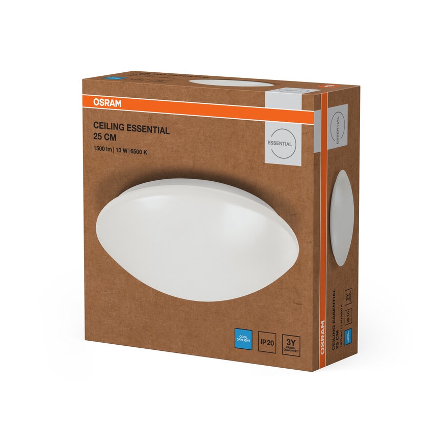 Osram - LED-Deckenleuchte ESSENTIAL LED/13W/230V 6500K Ø 25 cm