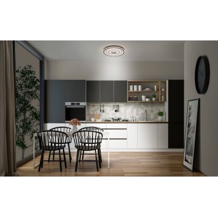 Osram - LED Deckenleuchte ORBIS CRISTALLY LED/50W/230V 2700/4000/6000K Ø 43 cm weiß/schwarz