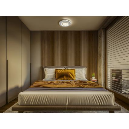 Osram - LED-Deckenleuchte ORBIS SPIRAL LED/27W/230V Ø 40 cm weiß