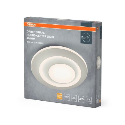 Osram - LED-Deckenleuchte ORBIS SPIRAL LED/27W/230V Ø 40 cm weiß