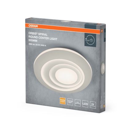 Osram - LED-Deckenleuchte ORBIS SPIRAL LED/42W/230V Ø 50,5 cm weiß