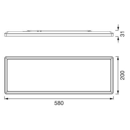 Osram - LED-Deckenleuchte PLANON EASYFIX LED/24W/230V 2800/4000/6000K IP54 weiß