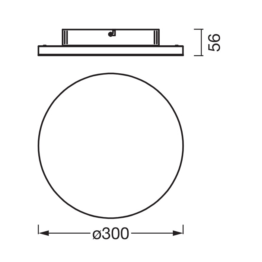 Osram - LED-Deckenleuchte PLANON LED/20W/230V 3000K Ø 30 cm weiß