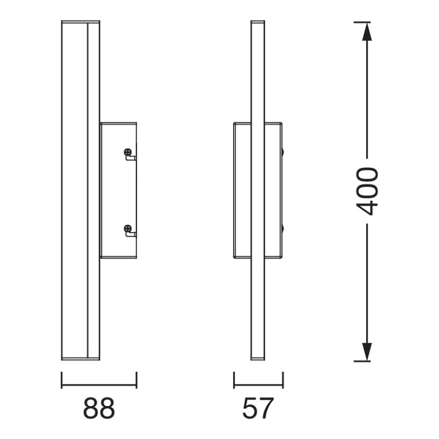 Osram - LED per Touch dimmbare Badezimmerspiegelleuchte ORBIS MIRROR LED/6,8W/230V 40 cm 3000/4000K IP44 beige
