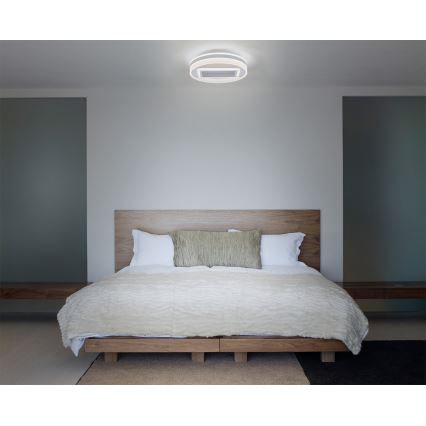 Osram - LED-dimmbare Deckenleuchte mit Ventilator LED/55W/230V 3000-6500K weiß + Fernbedienung