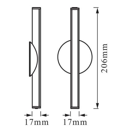 Osram - LEDSTIXX LED/2W/5V, dimmbares, wiederaufladbares Orientierungslicht, CRI 90, IP44, Weiß