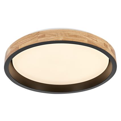 Osram - LED-dimmbare Deckenleuchte MARIANO LED/36W/230V Ø 51 cm Eiche/schwarz
