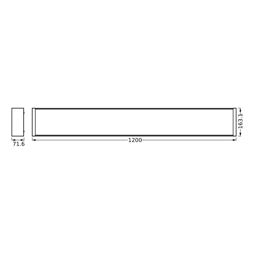 Osram - Dimmbare LED-Deckenleuchte OFFICE LINE LED/40W/230V 120 cm + Fernbedienung